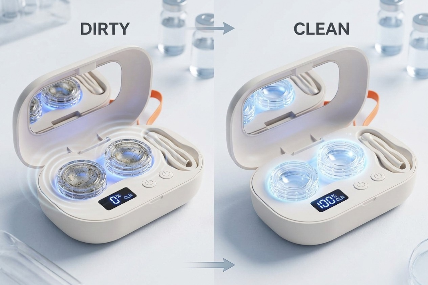 Twice as Clean. Hand washing only does half the job.