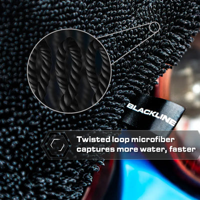 Oreve™ Blackline Twisted-Loop Towel