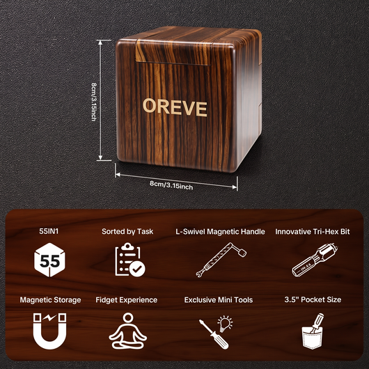 Oreve™ Magnetic Tool Cube